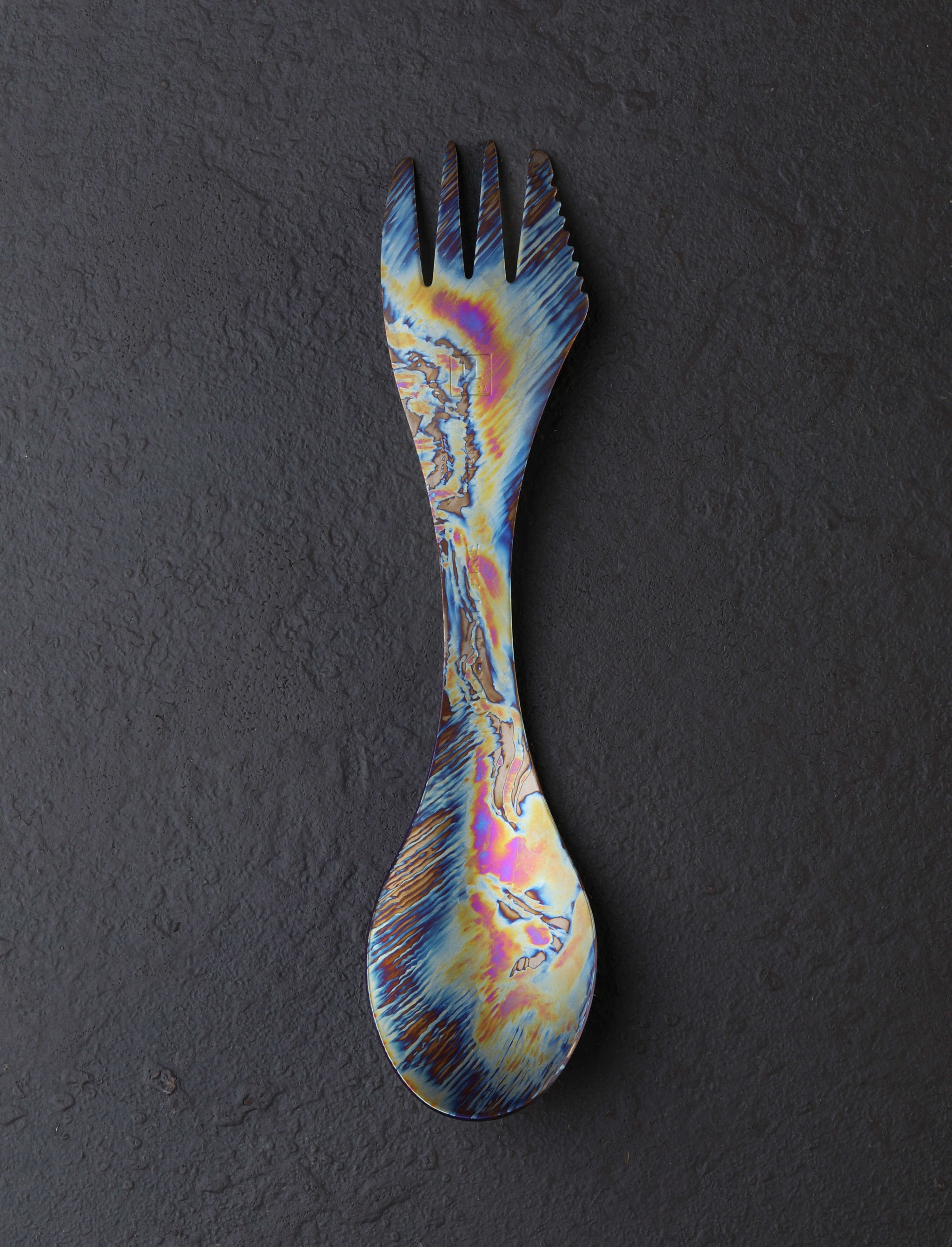 Eatingtools + Light My Fire Sporks Design Seven Brush Anodized Titanium Spork