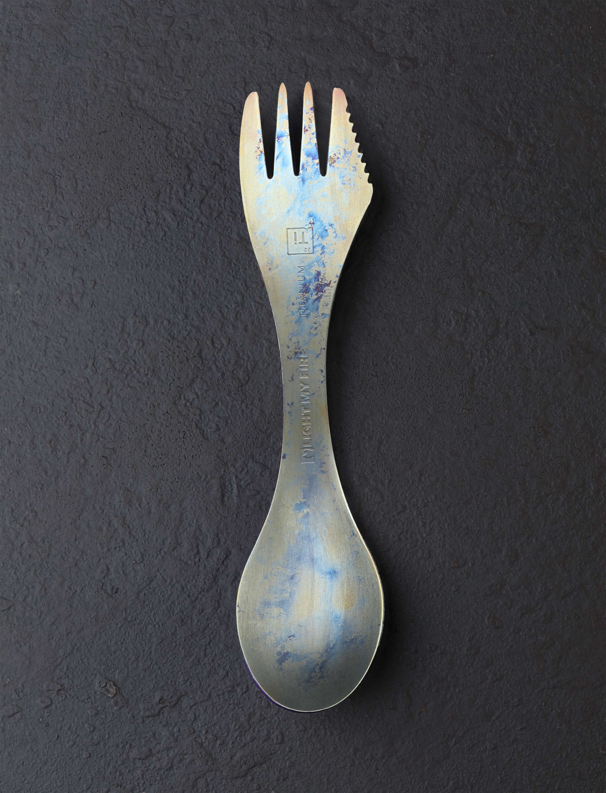 Eatingtools + Light My Fire Sporks Design Six Brush Anodized Titanium Spork