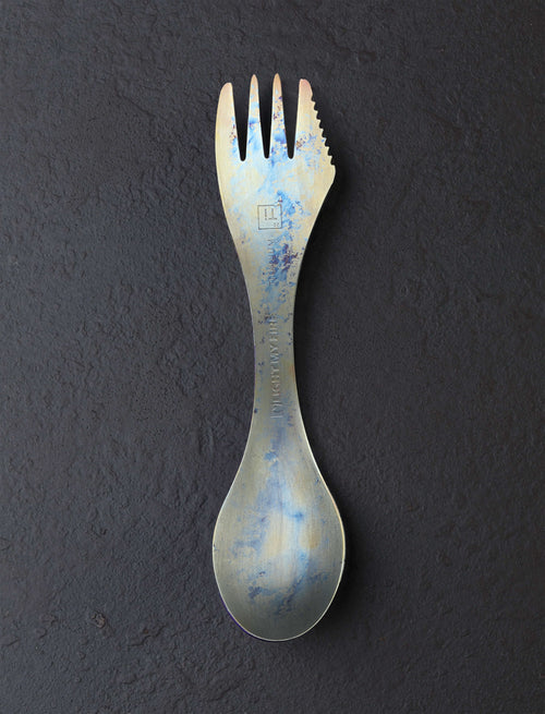 Eatingtools + Light My Fire Sporks Design Six Brush Anodized Titanium Spork
