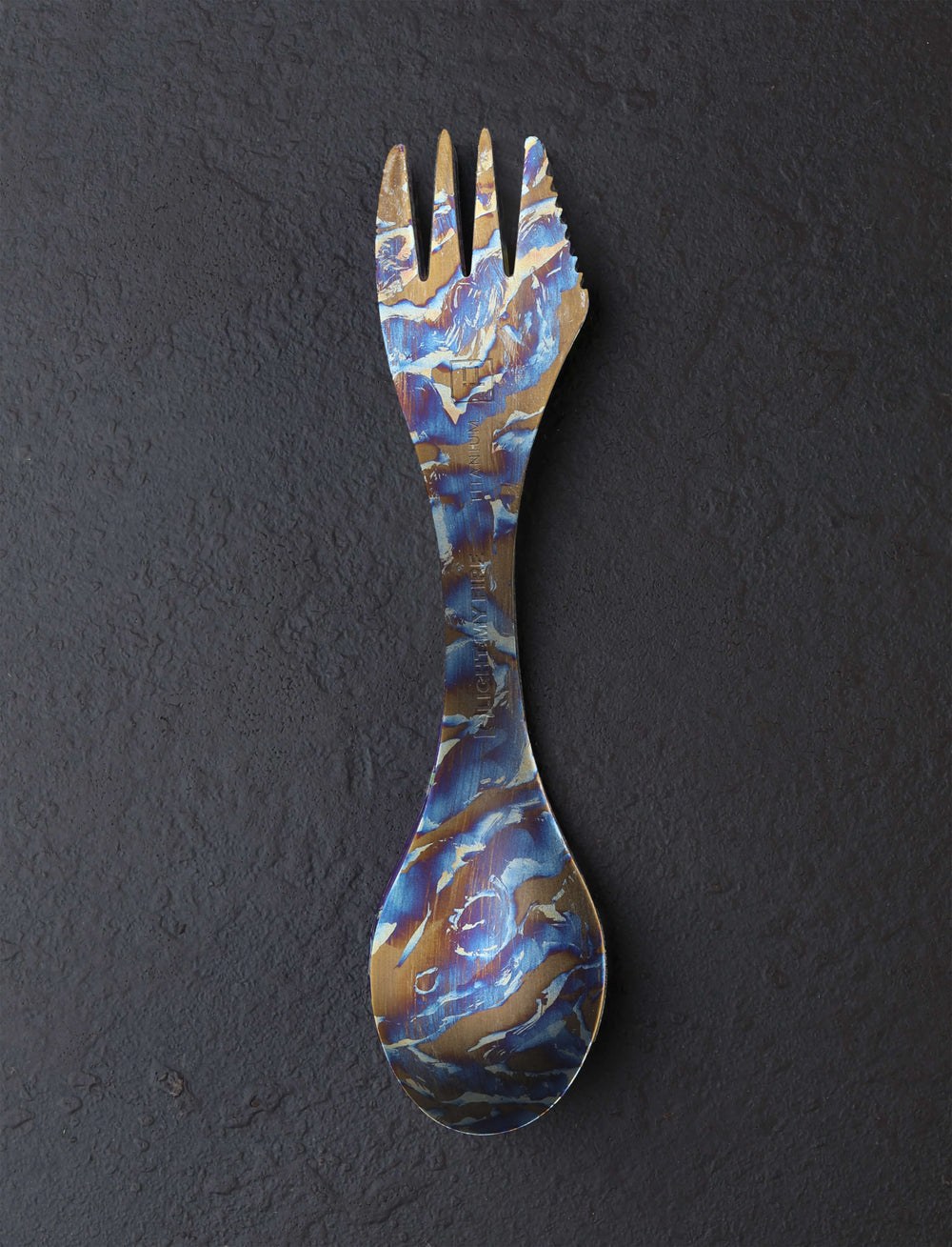 Eatingtools + Light My Fire Sporks Design Two Brush Anodized Titanium Spork