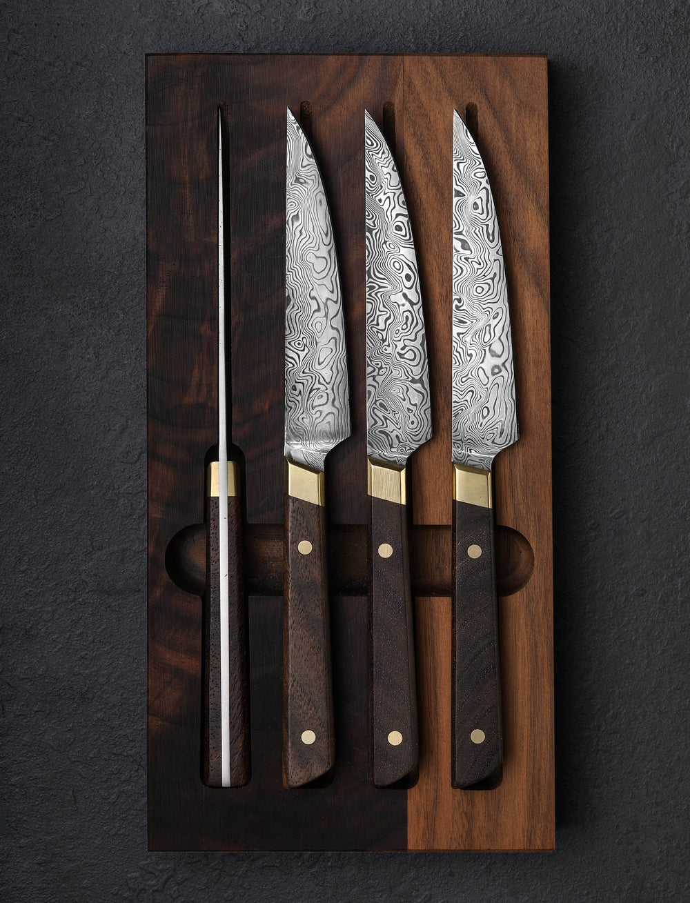 Monolith Knives - Virginia Table Knives Monticello Walnut Steak Knife Set