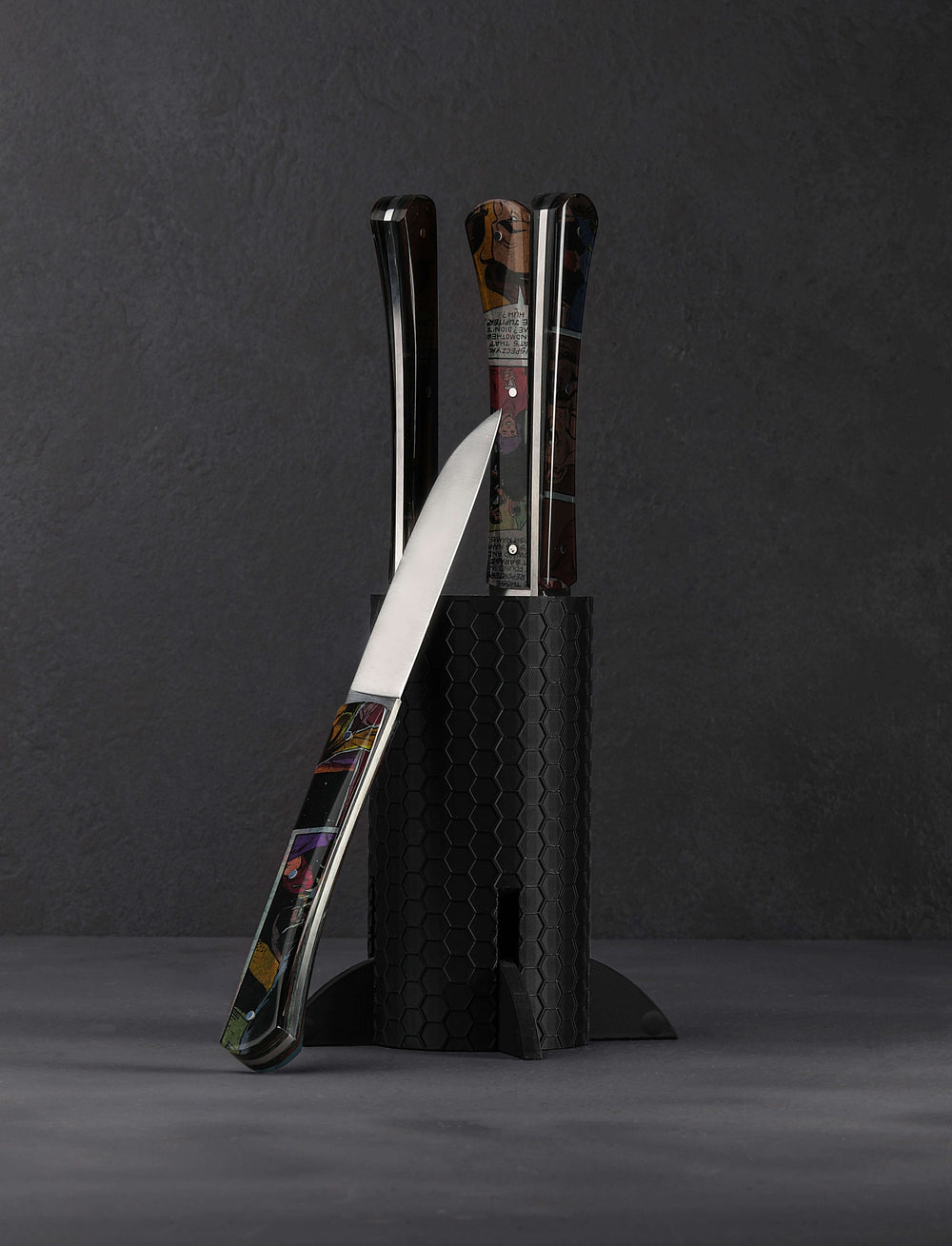 Roland Lannier - France Table Knives Comic Book Table Knife Set
