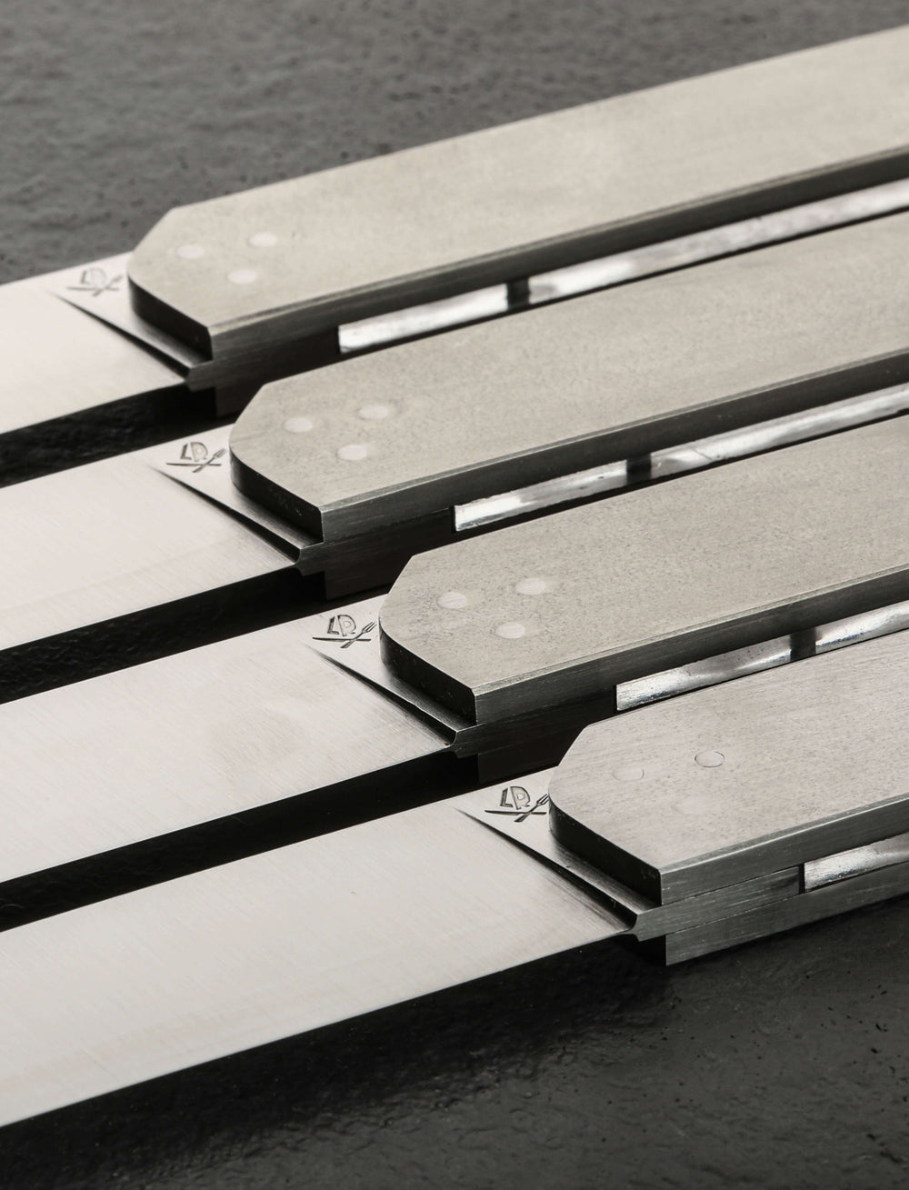 Roland Lannier - France Table Knives Titanium Table Knife Set