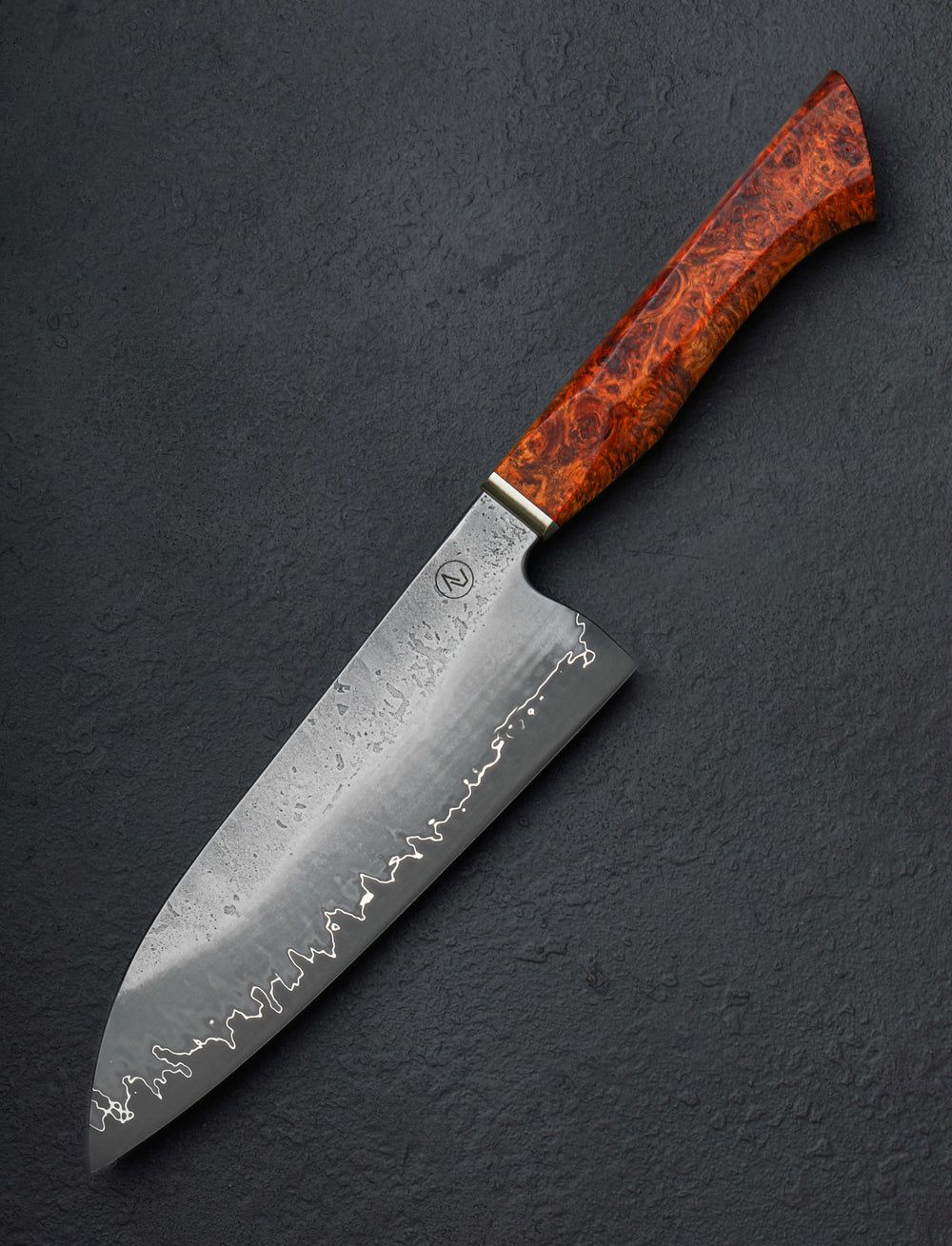 Tobias Hangler Red Mallee Santoku 179mm