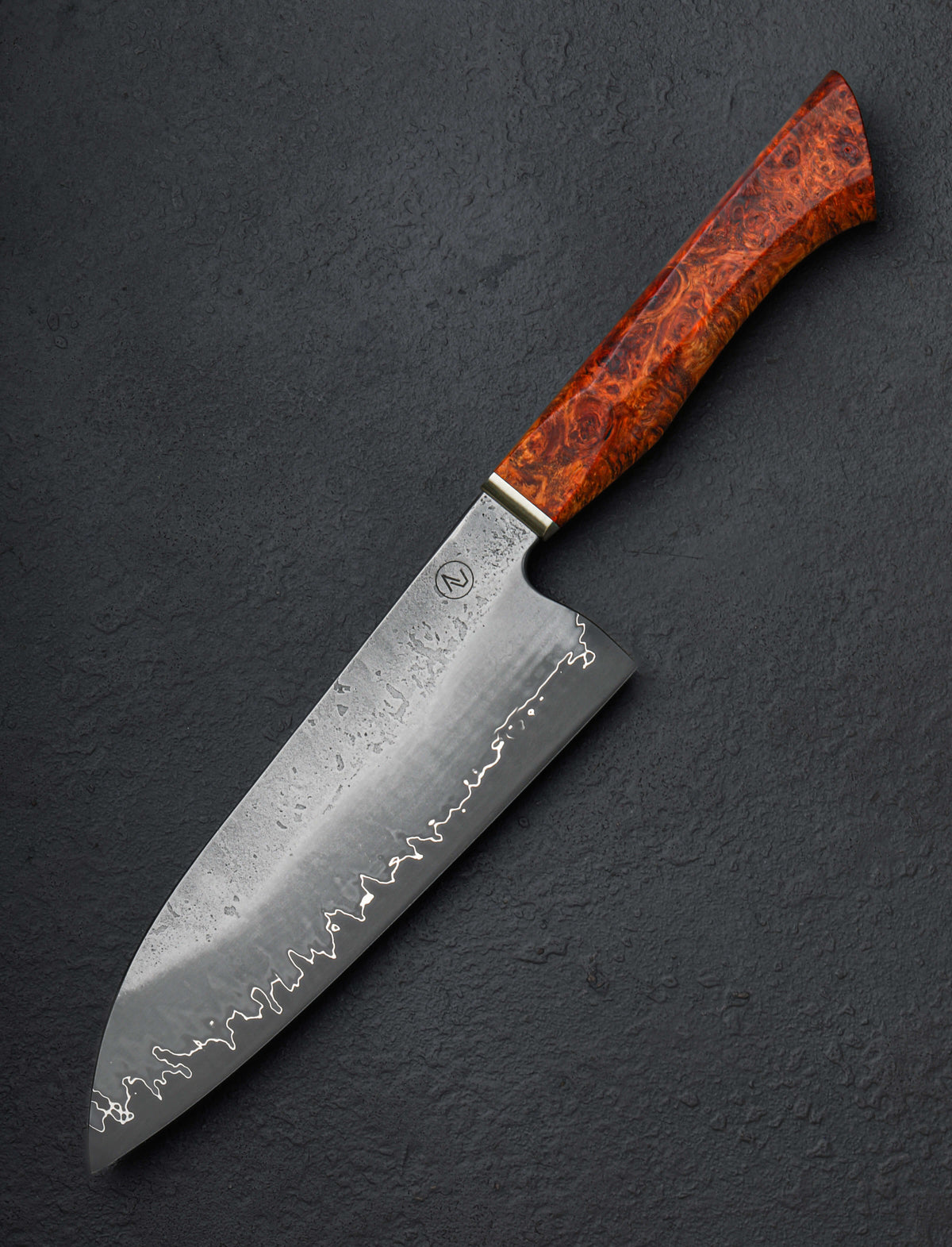 Tobias Hangler Red Mallee Santoku 179mm