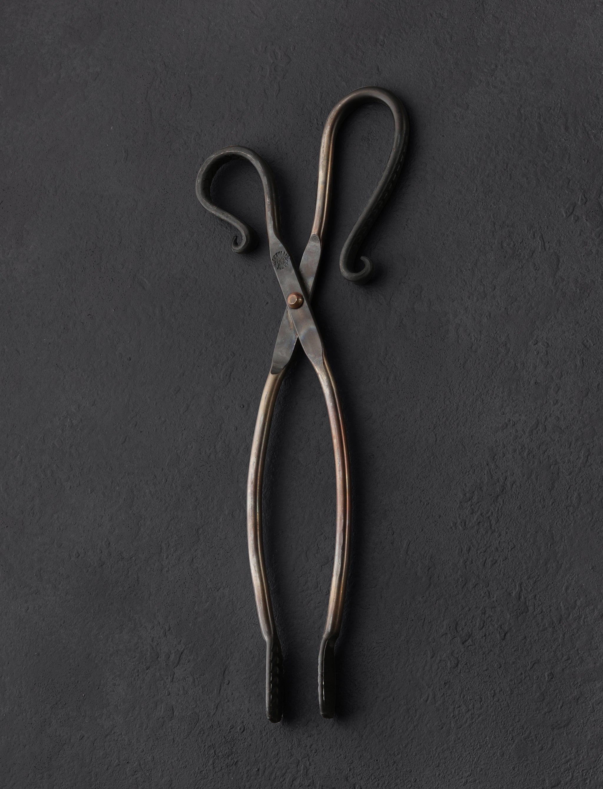 Forged Silver Chef Tongs | Eatingtools