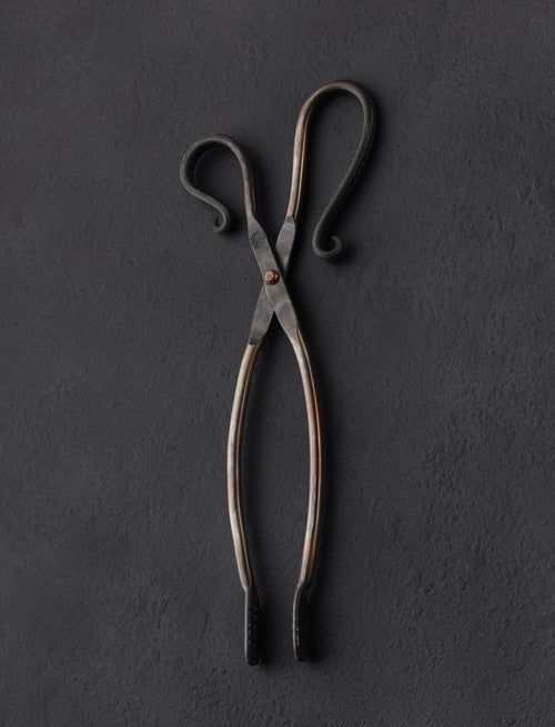 Stage Coach Forge - Oregon Tongs Forged Silver Chef Tongs