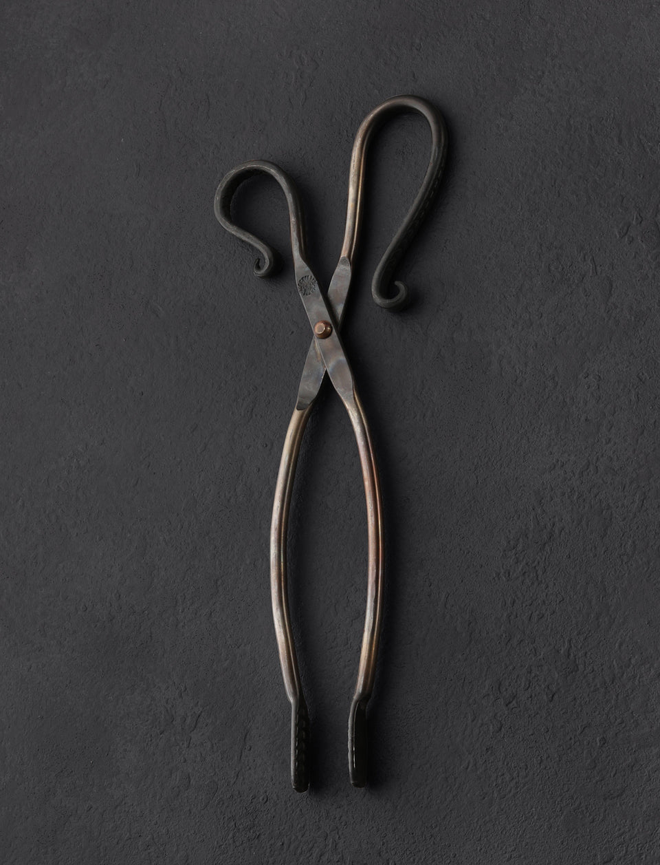 Stage Coach Forge - Oregon Tongs Forged Silver Chef Tongs