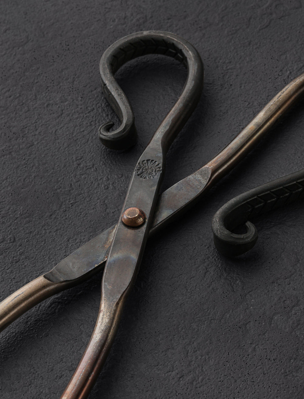 Stage Coach Forge - Oregon Tongs Forged Silver Chef Tongs
