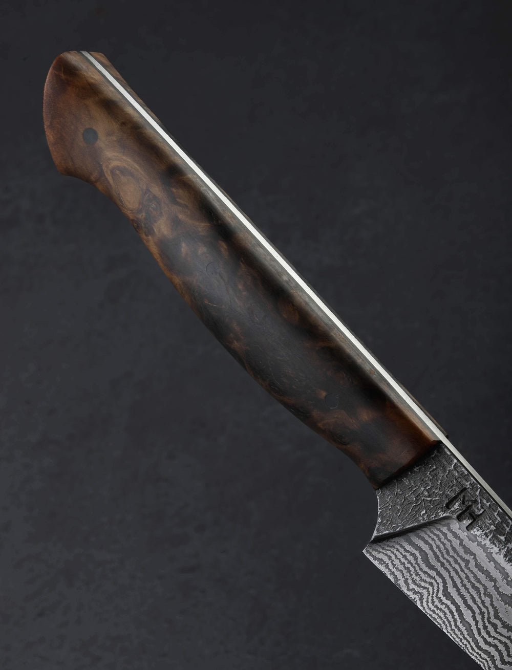Martin Huber - Austria Utility & Petty Poplar Burl Damascus Kitchen Helper