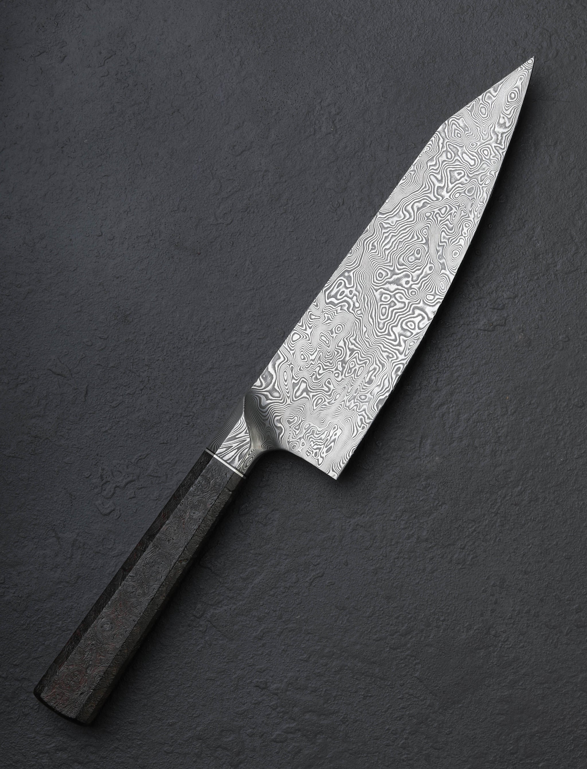 William Brigham Brigham Damascus Santoku 200mm